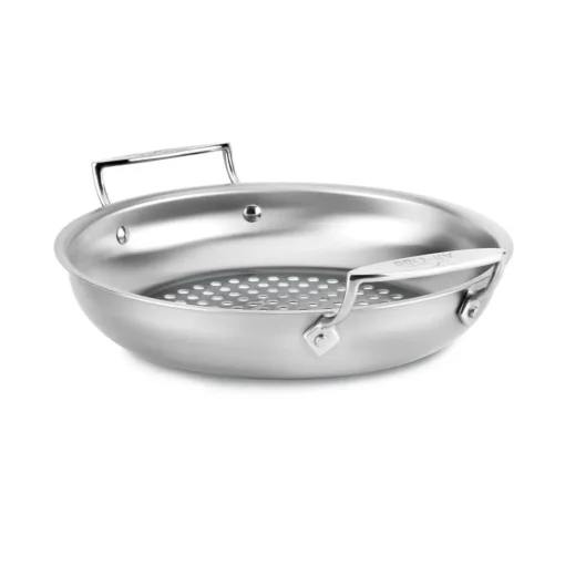 Fashion 11-Inch Stainless Steel Round Basket / BBQ Perfection by Outdoor Cookware | Outdoor Cookware
