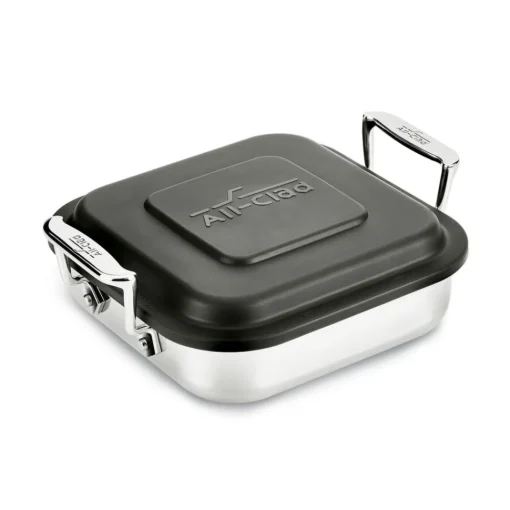Clearance 8-Inch Stainless Steel Square Baker I Specialty Cookware