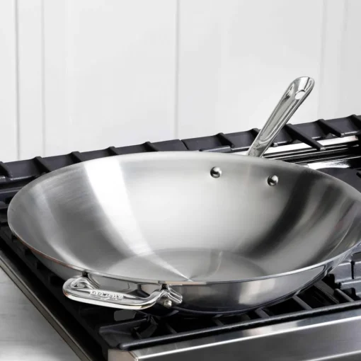 Sale 14-Inch Stainless Steel Wok I Fry Pans & Skillets | Woks & Chef Pans