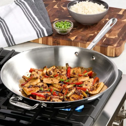Sale 14-Inch Stainless Steel Wok I Fry Pans & Skillets | Woks & Chef Pans