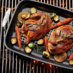 New 11-inch x 15-Inch Outdoor Grill Nonstick Roaster I Outdoor Cookware | Outdoor Cookware