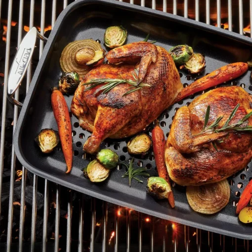 New 11-inch x 15-Inch Outdoor Grill Nonstick Roaster I Outdoor Cookware | Outdoor Cookware