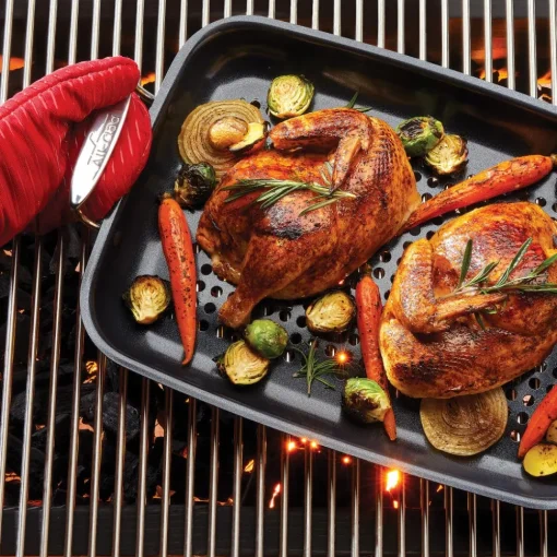 New 11-inch x 15-Inch Outdoor Grill Nonstick Roaster I Outdoor Cookware | Outdoor Cookware