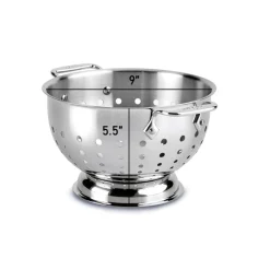 Outlet Metal Colander | Colander 3qt | Stainless Steel Colander | Kitchen Accessories