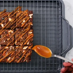 New Nonstick Bakeware Pan With Cooling Rack I Bakeware Sets