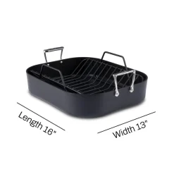 Hot NS Pro Nonstick Cookware, Nonstick Roaster, 16 x 13 inch Roasters