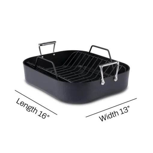 Hot NS Pro Nonstick Cookware, Nonstick Roaster, 16 x 13 inch Roasters