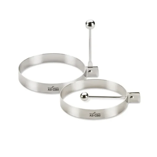 Discount Outdoor Accessories, Stainless Steel 4 inch Egg Ring Set, 2 Piece Outdoor Tools & Accessories | Kitchen Accessories