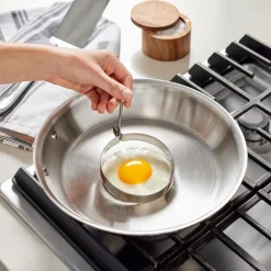 Discount Outdoor Accessories, Stainless Steel 4 inch Egg Ring Set, 2 Piece Outdoor Tools & Accessories | Kitchen Accessories