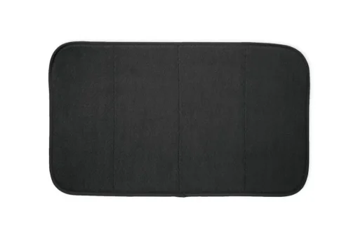 Online 2-Pack Black Drying Mat Set / Absorbent, Quick-Dry Solution for Your Kitchen Kitchen Linens