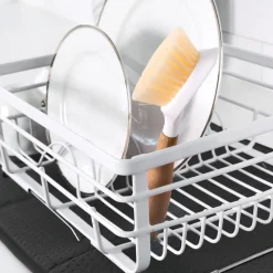 Online 2-Pack Black Drying Mat Set / Absorbent, Quick-Dry Solution for Your Kitchen Kitchen Linens