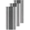 Outlet 3-Pack Black Dual Kitchen Towel Set / Absorbent, Durable, and Kitchen-Ready Kitchen Linens
