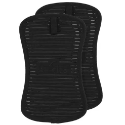 New 2-Pack Black Potholder Set / Heat-Resistant Kitchen Essentials Kitchen Linens