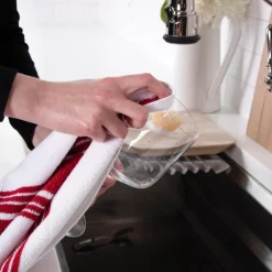 Clearance 3-Pack Chilli Red Dual Kitchen Towel Set / Pop of Colour with Maximum Absorbency Kitchen Linens