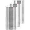 Hot 3-Pack Pewter Grey Dual Kitchen Towel Set / Classic Kitchen Towels with Modern Utility Kitchen Linens