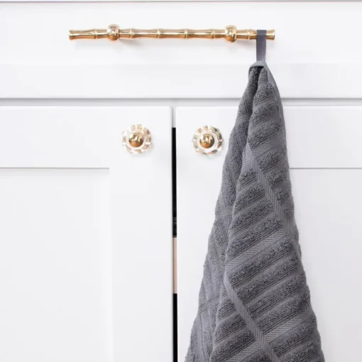 Hot 2-Pack Pewter Grey Kitchen Towel Set / Soft, Absorbent and Timeless Kitchen Towels Kitchen Linens