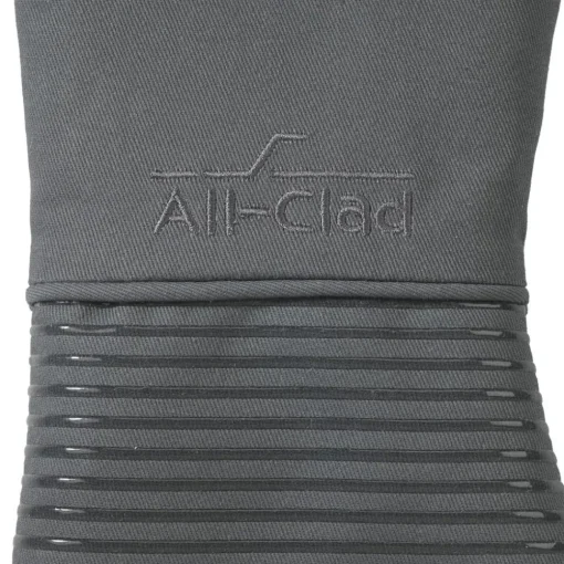 Online 2-Pack Pewter Grey Oven Mitt Set / Classic Elegance Meets Heat Protection Kitchen Linens