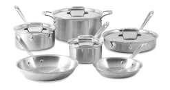 Online 10-Piece BD5 Stainlees Steel Cookware Set I Cookware Sets