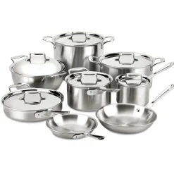 Online 14-Piece BD5 Stainless Steel Cookware Set I Cookware Sets