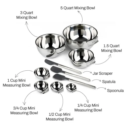 Sale 10- Piece Cooking & Baking Prep Set | Kitchen Accessories | Bakeware Sets