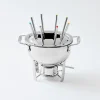 New 12-Piece Fondue Set, Stainless Steel Fondue Pot I Specialty Cookware