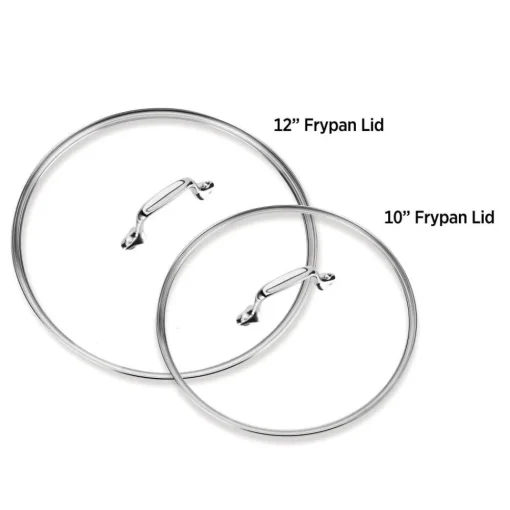 Fashion 2-Piece HA1 Glass Lid Set I Fry Pans & Skillets