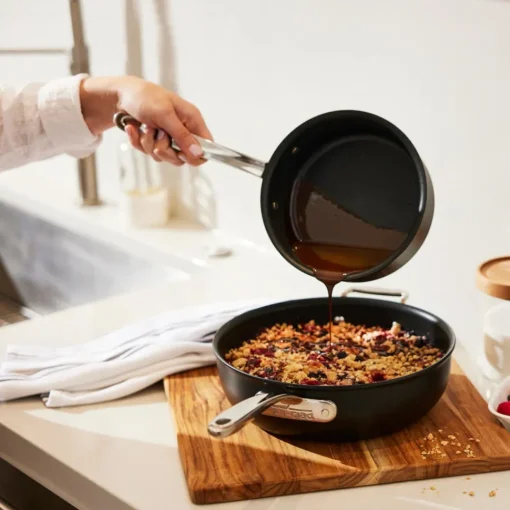 Online 3-Piece Nonstick Cookware Set / Compact Cooking by NS Pro Cookware Sets
