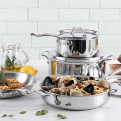 Online 7-Piece Pots and Pans Set / D3 Stainless Everyday Collection Cookware Sets
