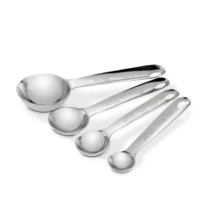 Discount 4-Piece Stainless Steel Measuring Spoon Set I Kitchen Accessories