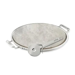 New Pizza Stone Set / Bake and Serve Perfect Pizzas with Kitchen Accessories