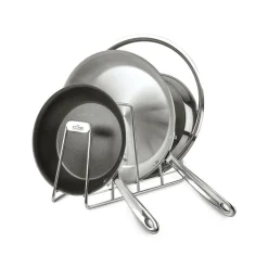 New Pot and Pan Organizer | 4-Slot Stainless Steel Organizer | Kitchen Accessories