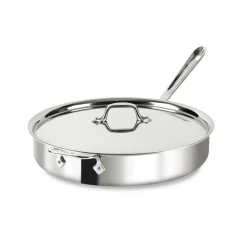 New 6-Quart D3 Stainless Steel Saute Pan I Saute Pans