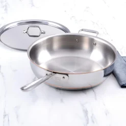 Hot 6-Quart Essential Pan / Copper Core Power for Your Kitchen Saute Pans