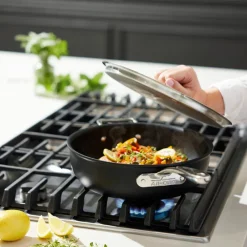 Online 4-Quart Essential Pan with Lid / NS Pro Multi-Use Cookware Fry Pans & Skillets
