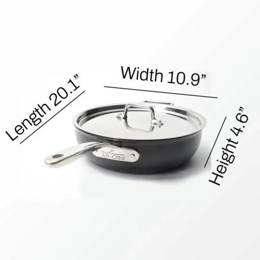 Online 4-Quart Essential Pan with Lid / NS Pro Multi-Use Cookware Fry Pans & Skillets