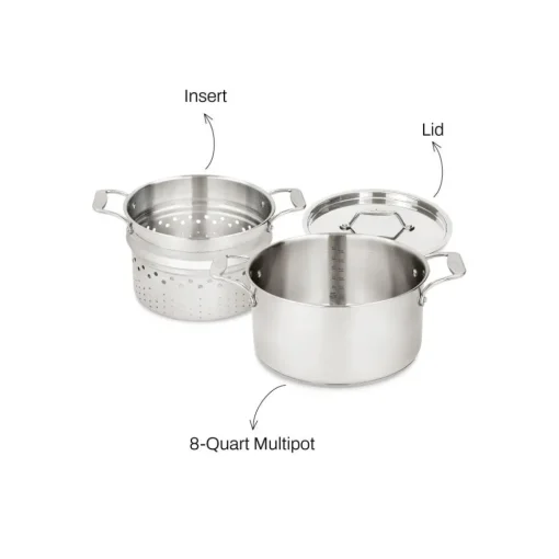 Outlet 8-Quart Multipot with Insert / Cook More, Strain Less Multipots