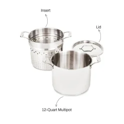 Fashion 12-Quart Multipot with Insert / Big Batch Cooking with Multipots