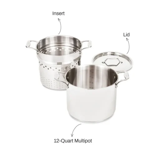 Fashion 12-Quart Multipot with Insert / Big Batch Cooking with Multipots