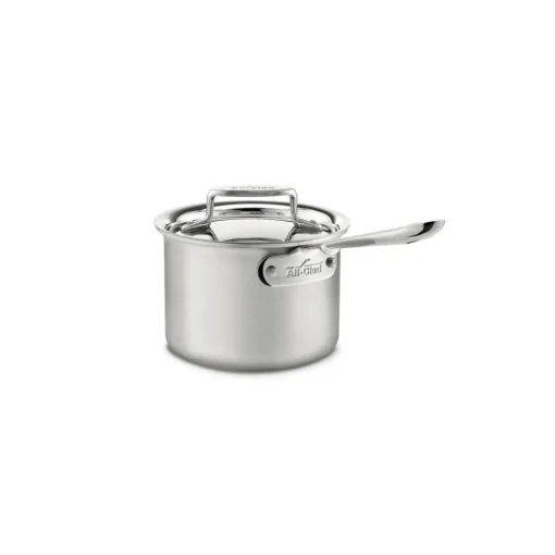 Outlet 2-Quart Sauce Pan with Lid / D5 Brushed Stainless Precision Sauce Pans & Sauciers