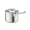 Discount 2-Quart Sauce Pan with Lid / D5 Polished Stainless Versatility Sauce Pans & Sauciers