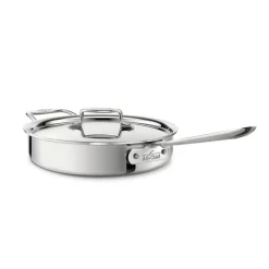 Best 3-Quart Saute Pan with Lid / D5 Polished Stainless Cooking Mastery Saute Pans