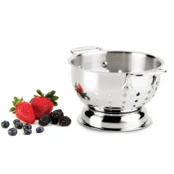 Hot 1.5-Quart Stainless Steel Colander I Kitchen Accessories