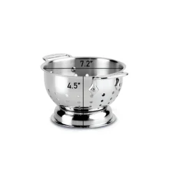 Hot 1.5-Quart Stainless Steel Colander I Kitchen Accessories