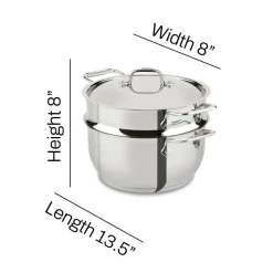 Best 5-Quart Stainless Steel Steamer, Vegetable Steamer I Specialty Cookware