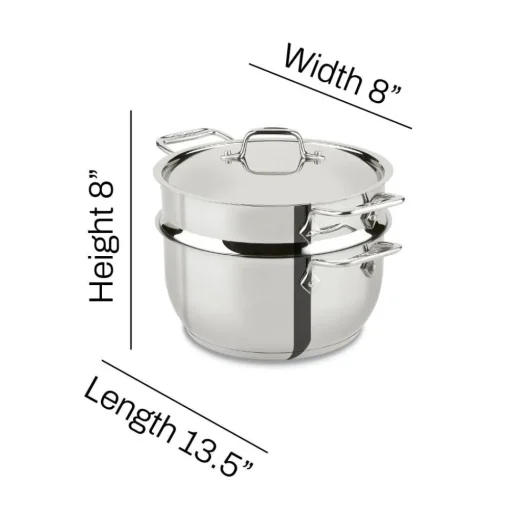 Best 5-Quart Stainless Steel Steamer, Vegetable Steamer I Specialty Cookware