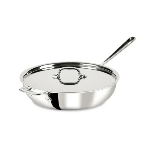 Fashion 4 Quart Stainless Steel Weeknight Pan I Saute Pans