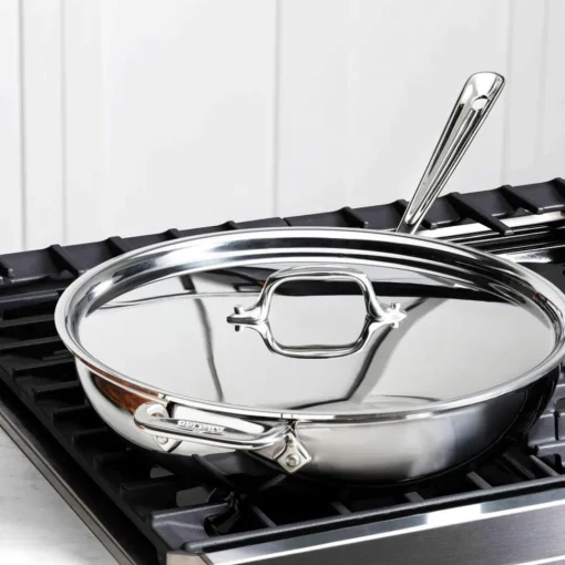Fashion 4 Quart Stainless Steel Weeknight Pan I Saute Pans