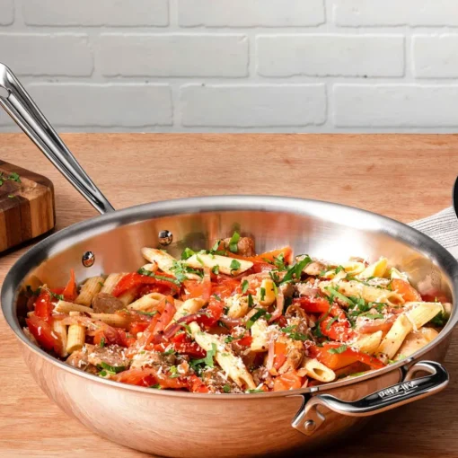 Fashion 4 Quart Stainless Steel Weeknight Pan I Saute Pans