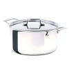 Online 8-Quart Stockpot with Lid / D5 Polished Stainless Cooking Excellence Soups & Stockpots