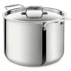 Best 12-Quart Stockpot with Lid / D5 Polished Stainless Steel Perfection Soups & Stockpots